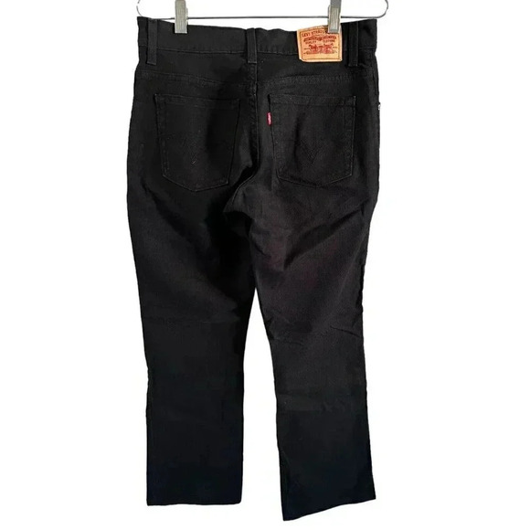 Levi 550 Relaxed Fit Boot Cut Women's Size 6S Black Jeans - Picture 2 of 10